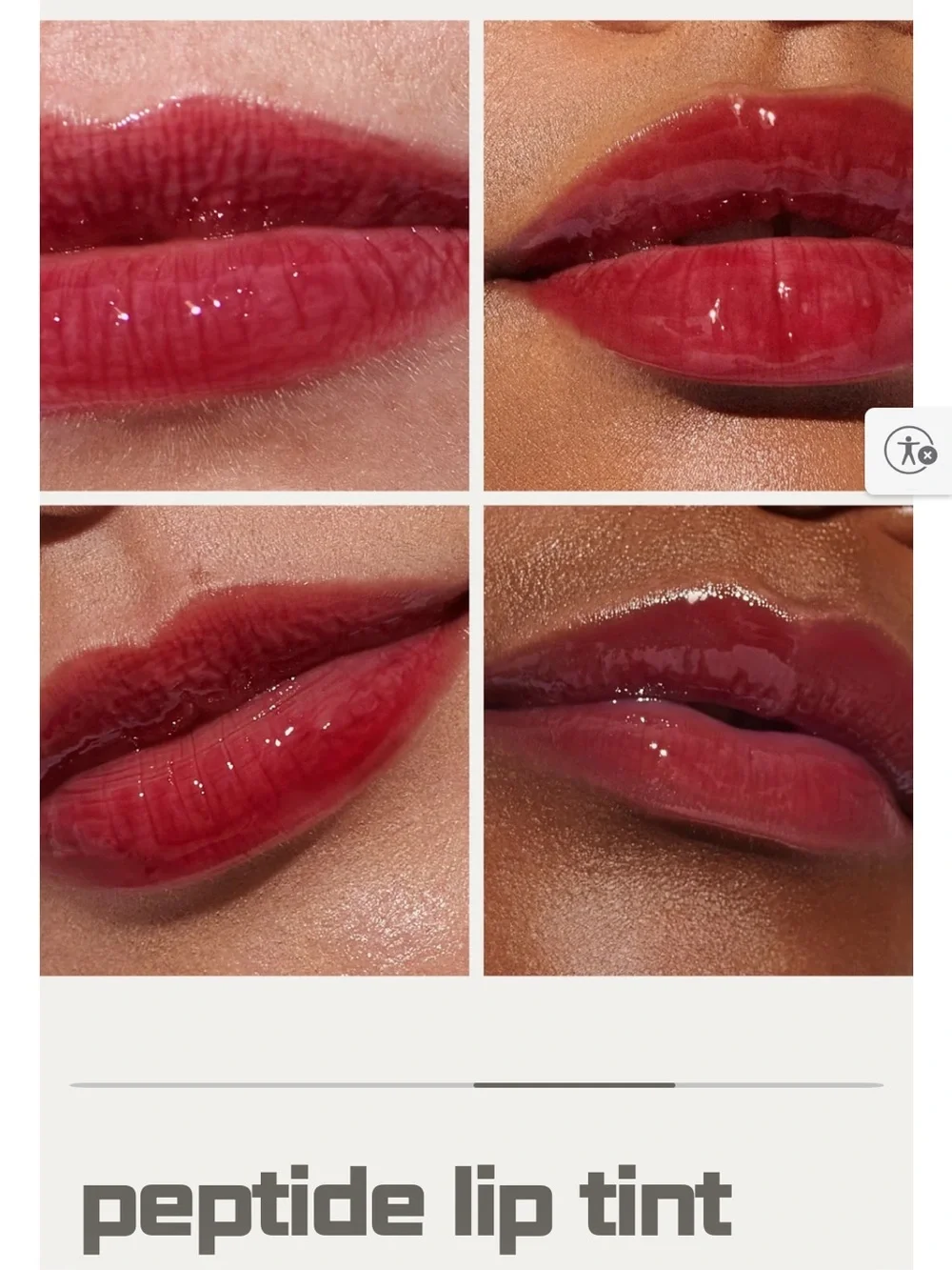 RHODE Peptide Lip Tint — Raspberry jelly